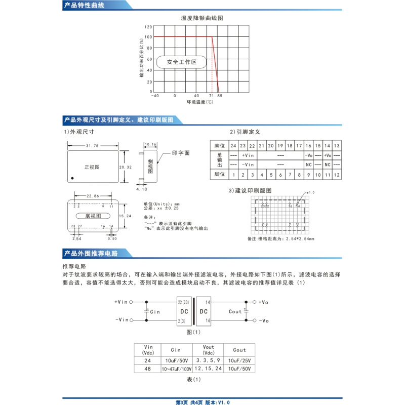 URB2415YM-6W全新原装电源模块宽输入(9-36V)输出15V 0.4A-图2