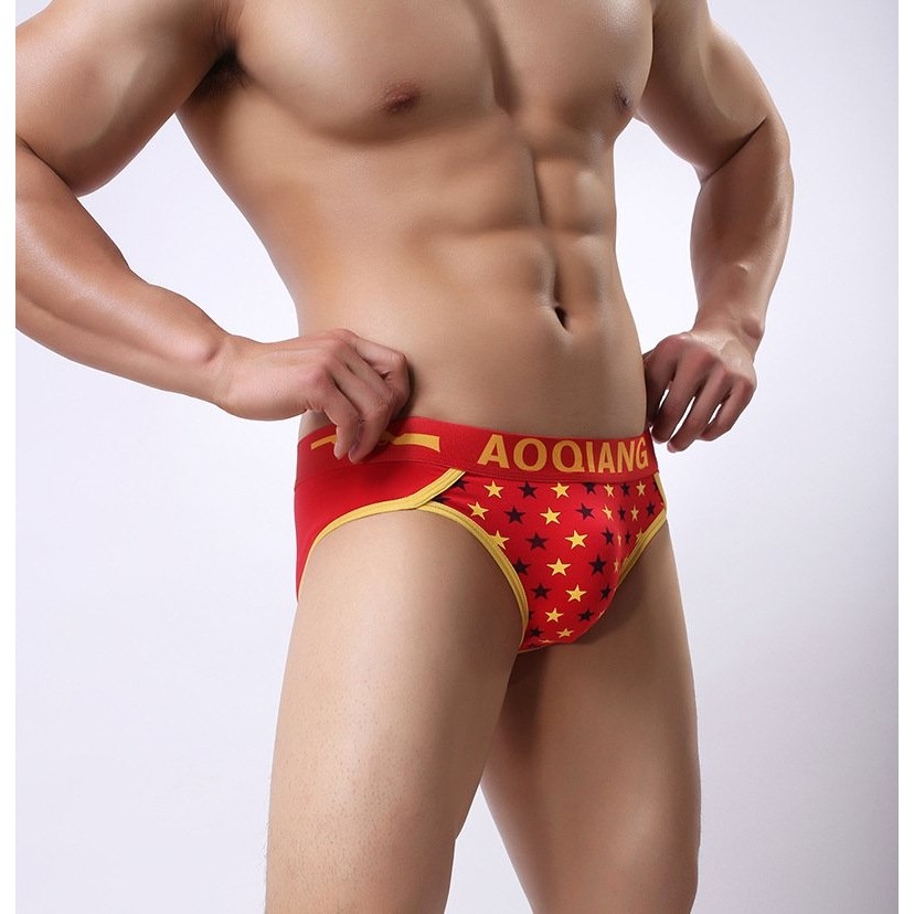 男士内裤男士三角内裤奥枪棉时尚印花星星男士三角内裤21款,淘宝优惠券,粉丝福利购,淘宝优惠卷