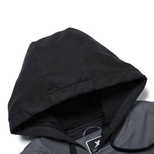 Xtep XDNA thin cotton men's warm hooded jacket