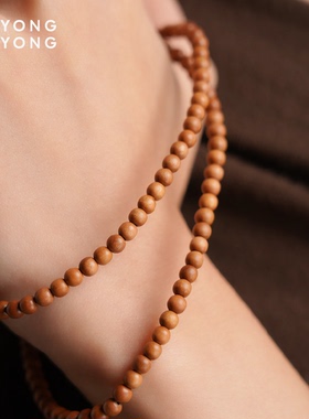 无用之用天然老山檀项链