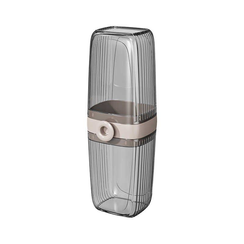 旅行牙膏牙刷收纳盒漱口杯外出便携式洗漱杯透明大容量牙具盒牙桶,淘宝优惠券,粉丝福利购,淘宝优惠卷