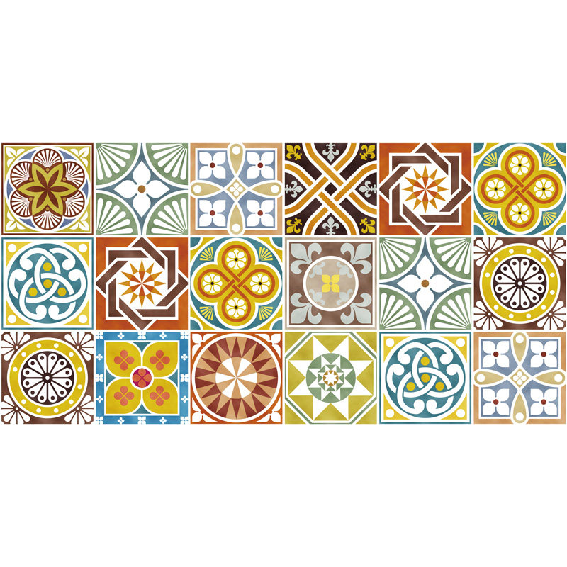 卫生间防水耐磨地砖贴纸 厨房装饰地面贴纸自粘壁纸墙贴 花砖贴画,淘宝优惠券,粉丝福利购,淘宝优惠卷