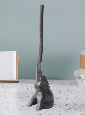 欧式铸铁工艺品大像o厨房用纸巾架花园麻绳架杂货别墅装饰餐桌摆