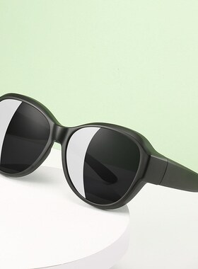 速发近视太镜墨片潮夹镜护镜偏光太镜男开车驾驶套目镜