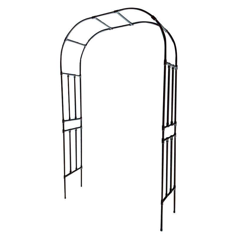 拱门花架爬藤架园艺藤本月季葡萄架拱形架子支撑半边藤架攀爬支架 - 图3