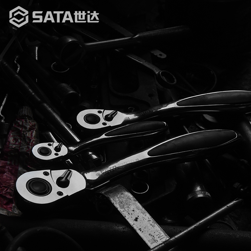 世达棘轮扳手快速两用小飞大飞手动小型刺轮荆棘齿轮10mm套筒扳子 - 图1