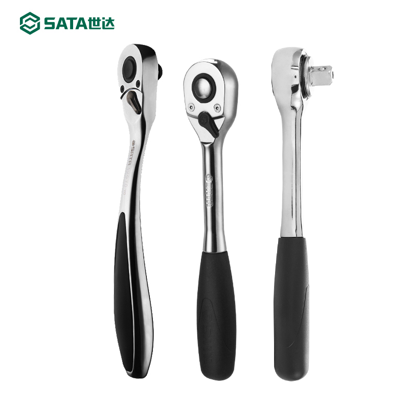 世达棘轮扳手快速两用小飞大飞手动小型刺轮荆棘齿轮10mm套筒扳子 - 图0