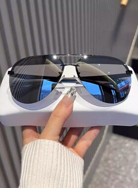 Kellen Dany 法国【设计师】偏光太阳墨镜男女防紫外线半框蛤蟆镜