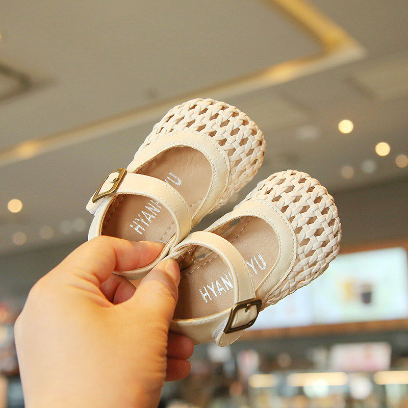 Summer baby girl princess breathable non-slip soft bottom sandals
