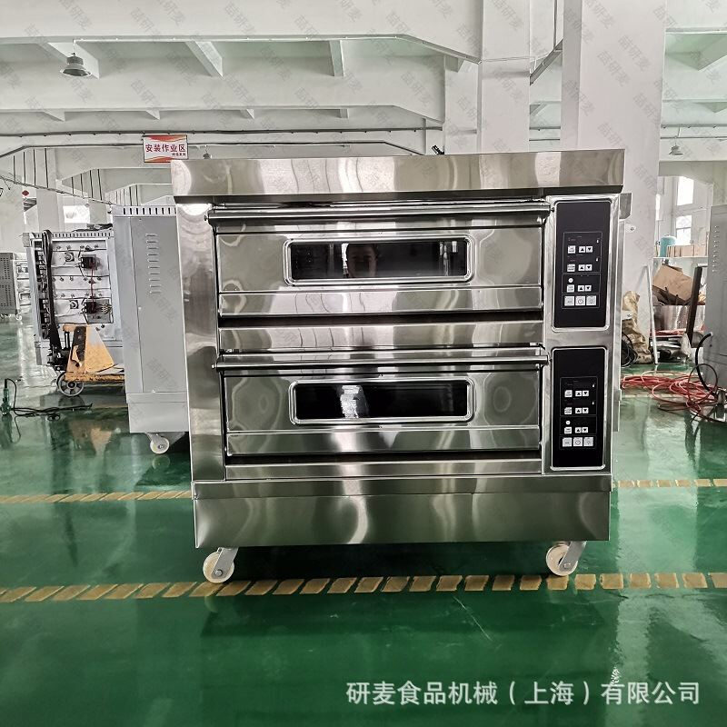 上海工厂2层4盘电热/燃气型烤箱机械/电脑版可供选择商用 - 图1
