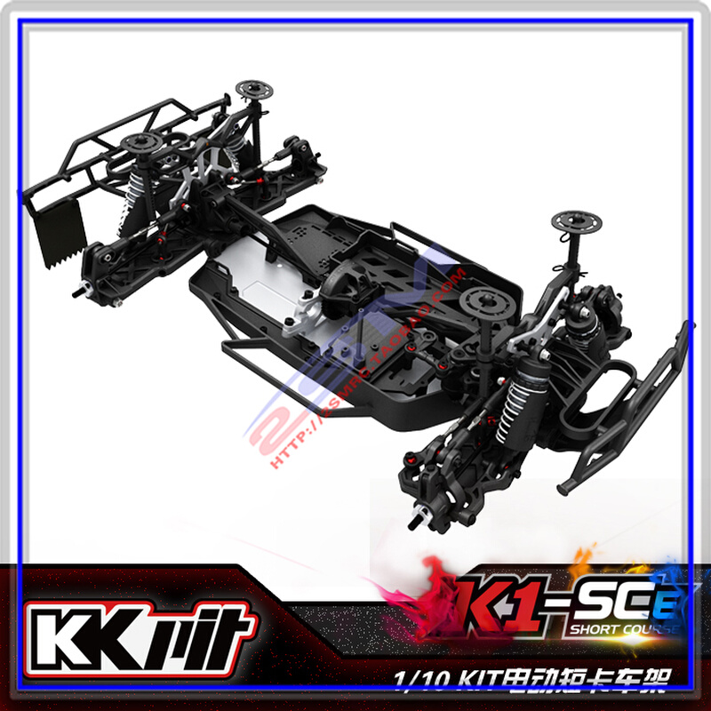 KKPIT K1 SCE V2短卡 1/10专业竞赛电动短卡车架遥控j越野模型车 - 图0