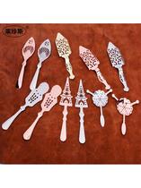 Stainless steel Classical hollowed-out bitter Espoons Bitter Spoon Bar Tool Spoon Drain Spoon Wine Spoon Spoon Foreign Wine Wine