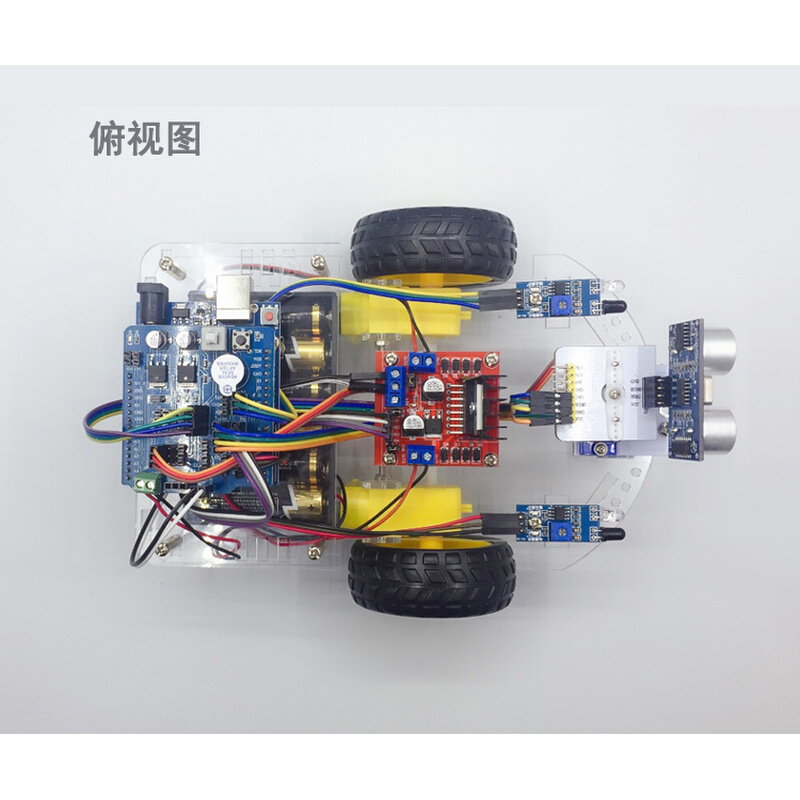 STM32智能小车arm寻迹小车循迹避障单片机小车套件机器人套件diy - 图2