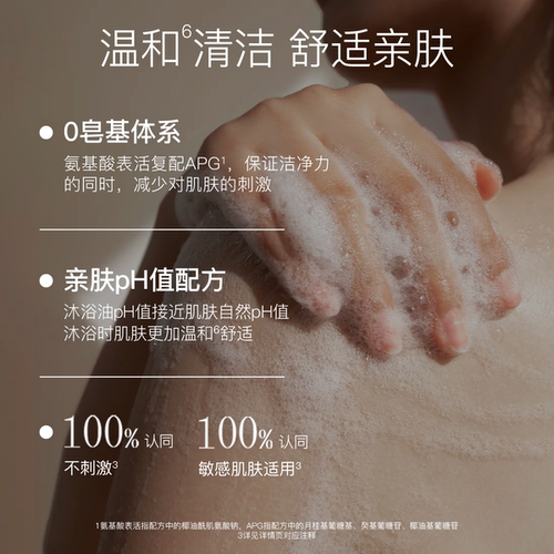 柳丝木水感净润保湿养肤沐浴油沐浴露亲肤舒缓养肤卸妆清爽洁净 - 图2