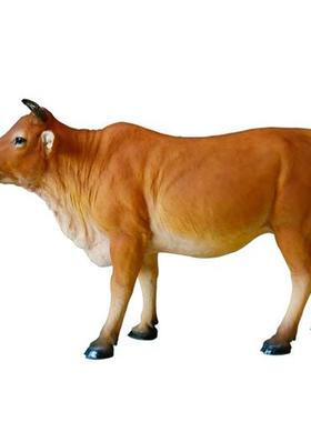 仿真牛雕塑玻璃钢落地动物大摆件农耕牧童骑黄牛模型户外园林景观