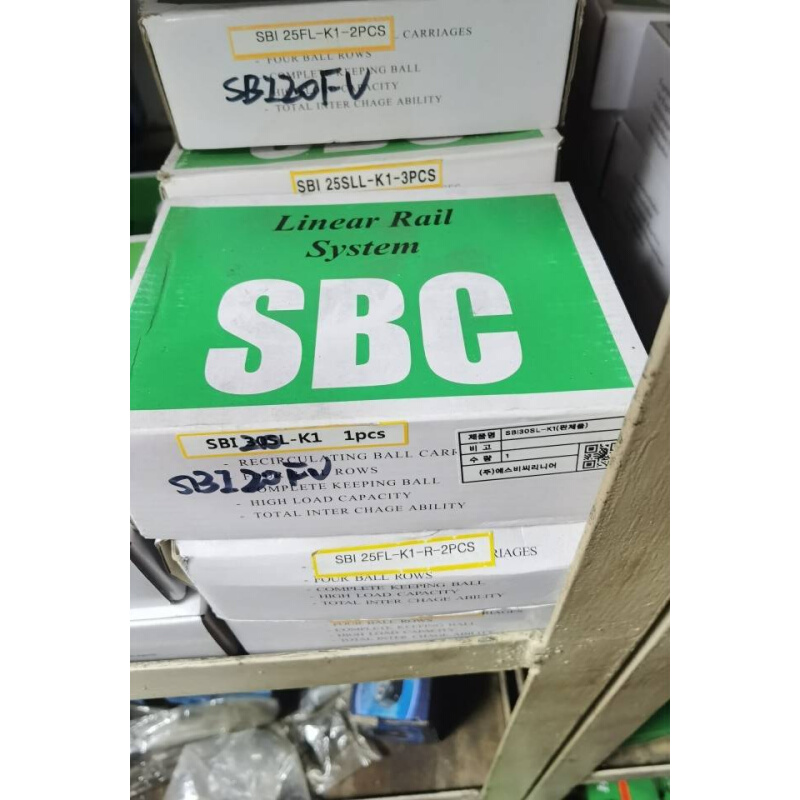 SBI205SLL直线导轨F滑块HL韩国SBC导轨15SV/25/3L0/35/4/55/65FLL - 图1