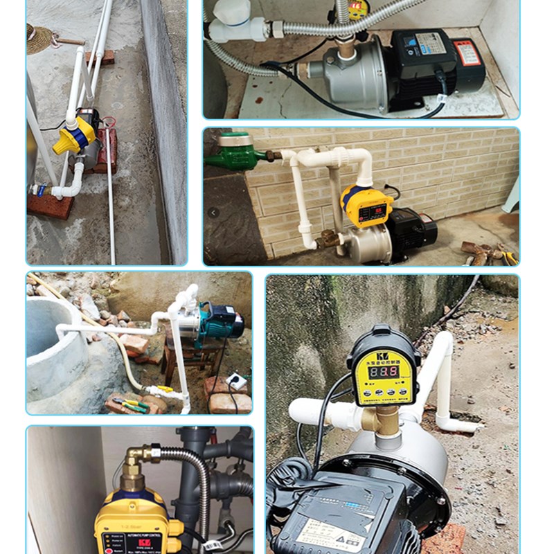 极速新品不锈钢加压水泵家用智能B全自动自吸增压喷射泵水井无塔 - 图1