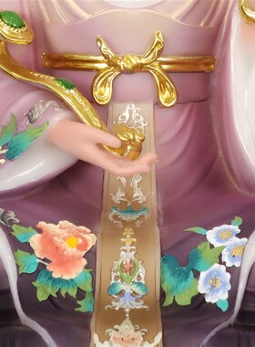 新品汉白玉九姑娘九n公子神像青丘女帝家居工艺品装饰桌面精致摆