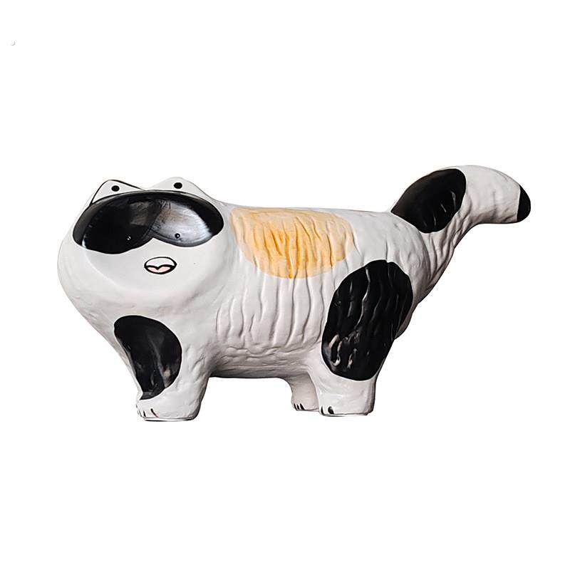 现代简约风手工陶瓷大摆件电视柜桌面可爱风艺术装饰品摆设,淘宝优惠券,粉丝福利购,淘宝优惠卷