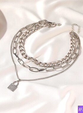 极速Hot selling thick chaivn necklace Punk temperament penda