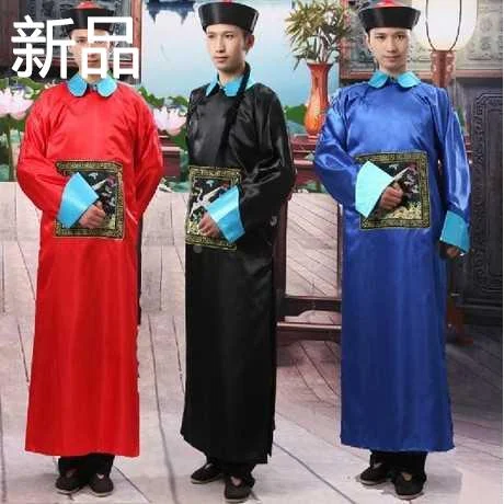包邮古装清朝官服太监服古代大臣僵尸装公公服装一品官演出服新品