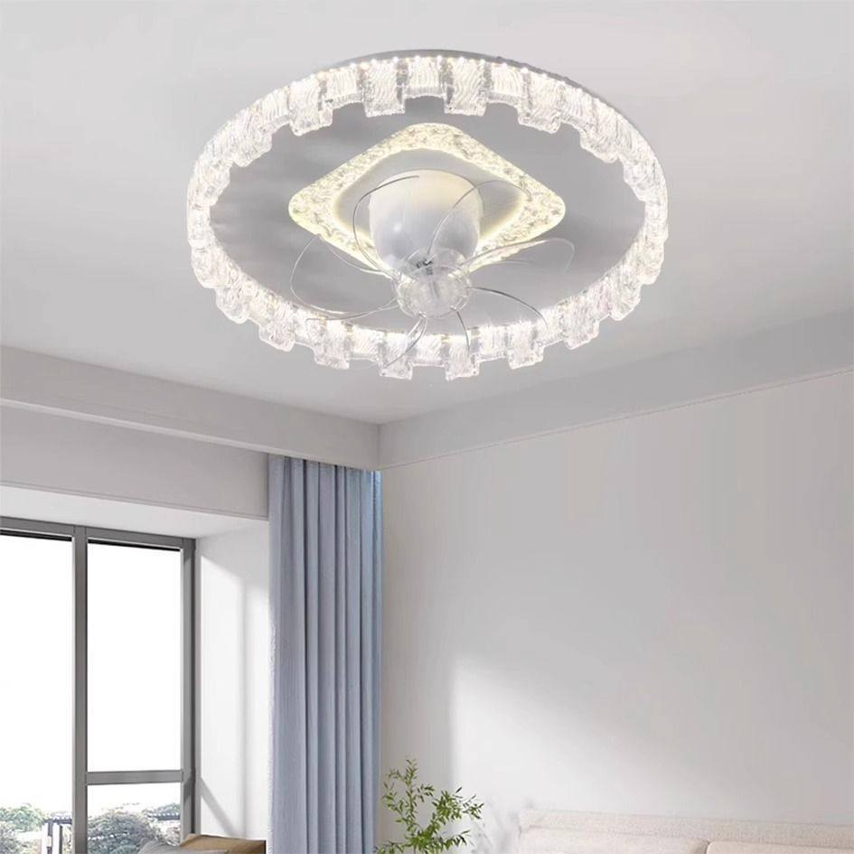 【三色随心换】主卧室风扇灯2025 新款360度摇头儿童房简约客厅,淘宝优惠券,粉丝福利购,淘宝优惠卷