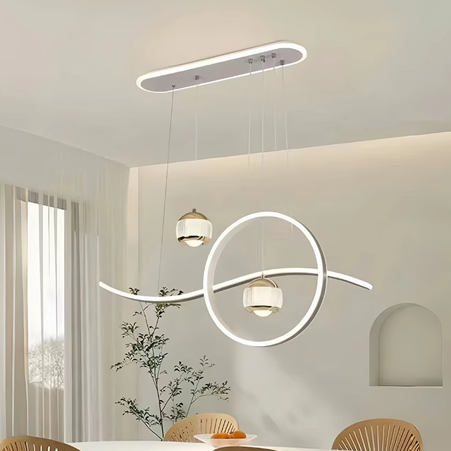 云美特朗餐厅吊灯现代简约网红款中山灯具长条餐桌吧台饭厅星空灯,淘宝优惠券,粉丝福利购,淘宝优惠卷