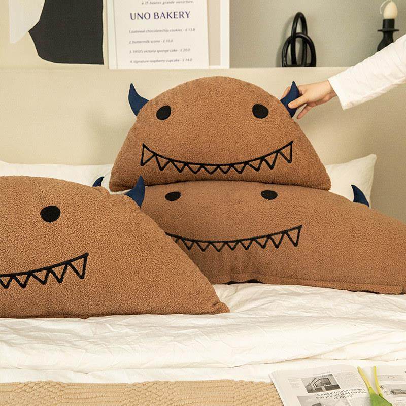 卡通床头靠垫牛角大靠背飘窗抱枕头床上榻榻米软包儿童靠枕可拆洗,淘宝优惠券,粉丝福利购,淘宝优惠卷