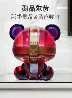 网红卡通卡通熊创意存钱罐现代家居客厅电视柜装饰品大号落地摆件