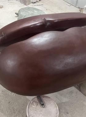 现代创意网红咖啡豆定制模型玻璃钢雕塑店铺门头招牌灯箱装饰摆件