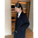 100% double-sided cashmere coat for women's wool coat