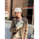 Maven Lin crisp 1OO wool round neck woolen coat women's elegant straight skirt suit