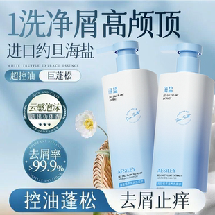 海盐控油蓬松去屑止痒留香洗发水500ml