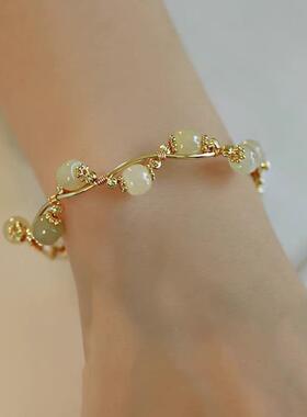 MaisonCleo玉石串珠手链显白
