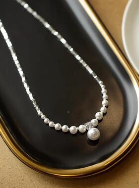 MaisonCleo优雅纯净珍珠项链