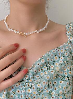 MaisonCleoS925银法式珍珠项链