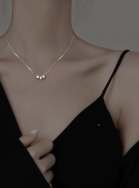 MaisonCleoS925方糖锁骨项链