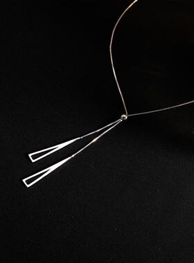 MaisonCleo925纯银毛衣链新款