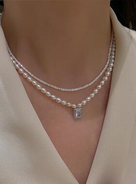 MaisonCleo淡水珍珠锁骨链新款