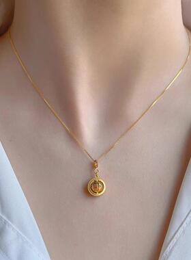 MaisonCleo扎基拉姆好运锁骨链