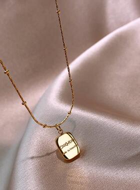 MaisonCleo轻奢小众锁骨链新款