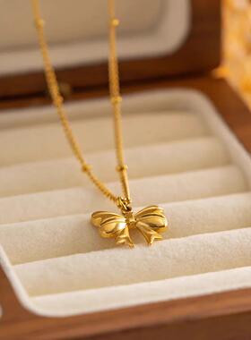 MaisonCleo在逃公主蝴蝶结项链