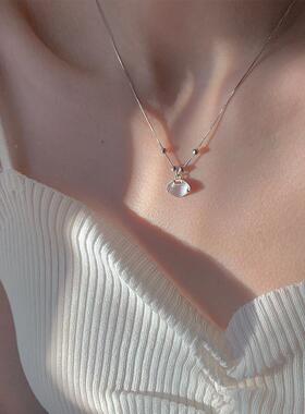 MaisonCleo平安锁吊坠锁骨链