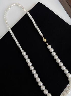 MaisonCleo简约轻奢珍珠毛衣链