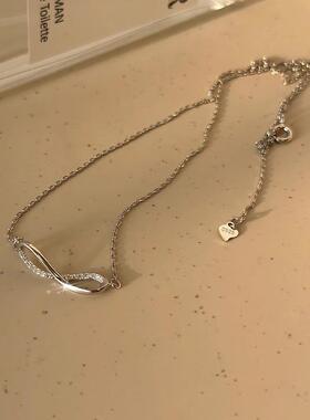 MaisonCleoS925纯银小众锁骨链