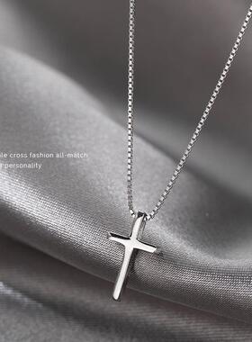 MaisonCleo纯银十字架项链女款