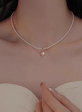 MaisonCleo极简小米粒珍珠项链