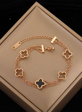 MaisonCleo四叶草手链新款百搭