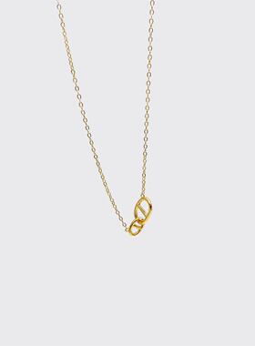 MaisonCleoS925银迷你锁骨链