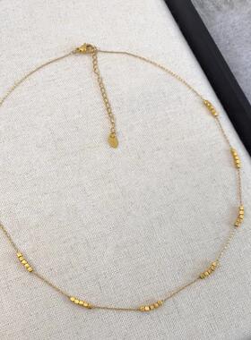 MaisonCleo法式优雅金色项链